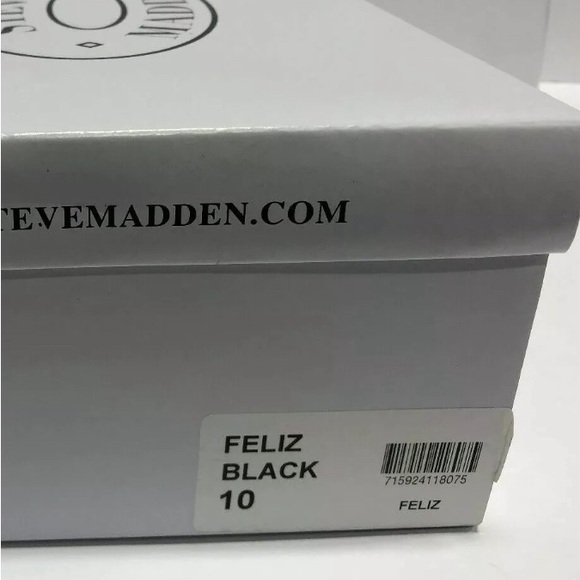 Steve Madden Women's Feliz Sandal Black, Size 10 M - Picture 7 of 7